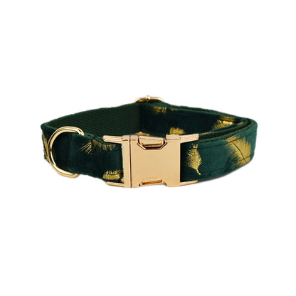 Velvet Collection Dog Collar with Custom Engraving