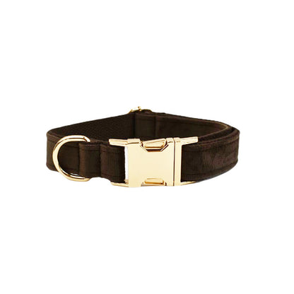 Velvet Collection Dog Collar with Custom Engraving