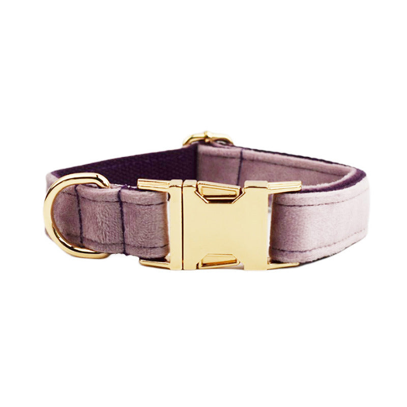 Velvet Collection Dog Collar with Custom Engraving