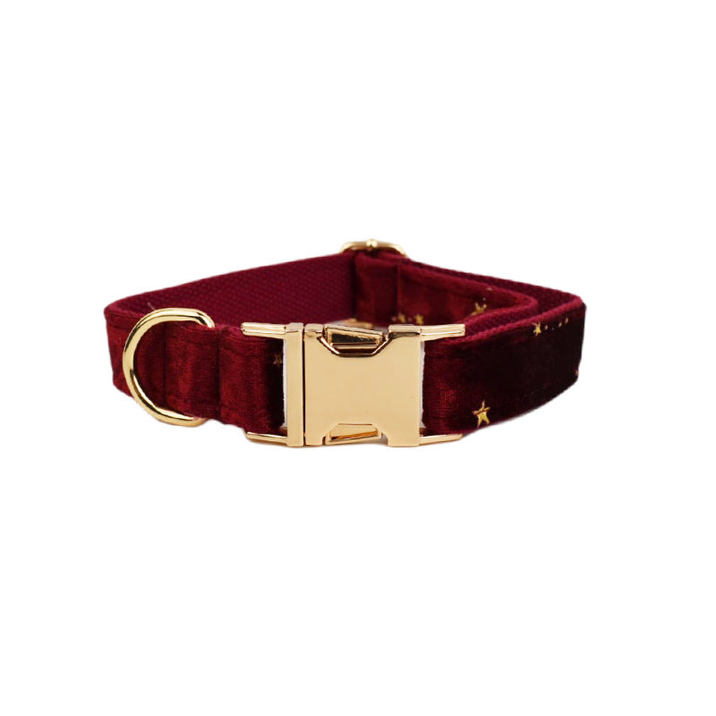 Velvet Collection Dog Collar with Custom Engraving