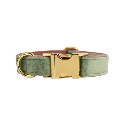 Velvet Collection Dog Collar with Custom Engraving