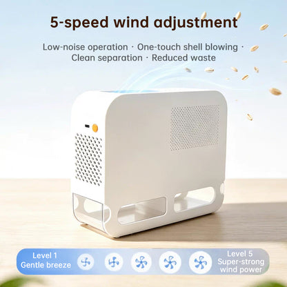 Electric Bird Seed Shell Remover – Adjustable Speed, Easy Clean Peeling Machine