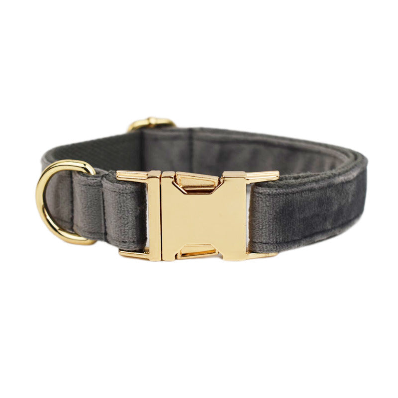 Velvet Collection Dog Collar with Custom Engraving