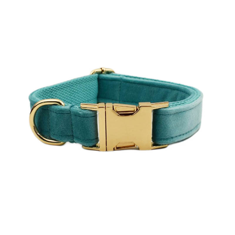 Velvet Collection Dog Collar with Custom Engraving