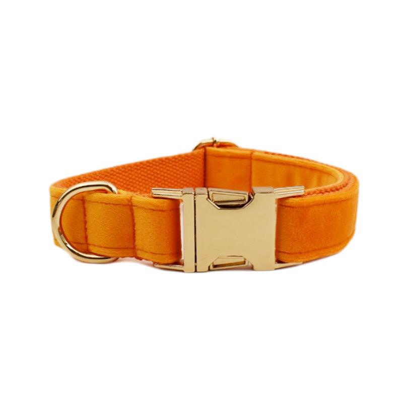 Velvet Collection Dog Collar with Custom Engraving