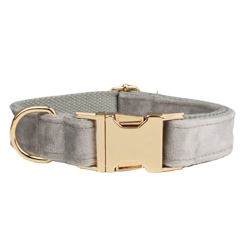 Velvet Collection Dog Collar with Custom Engraving
