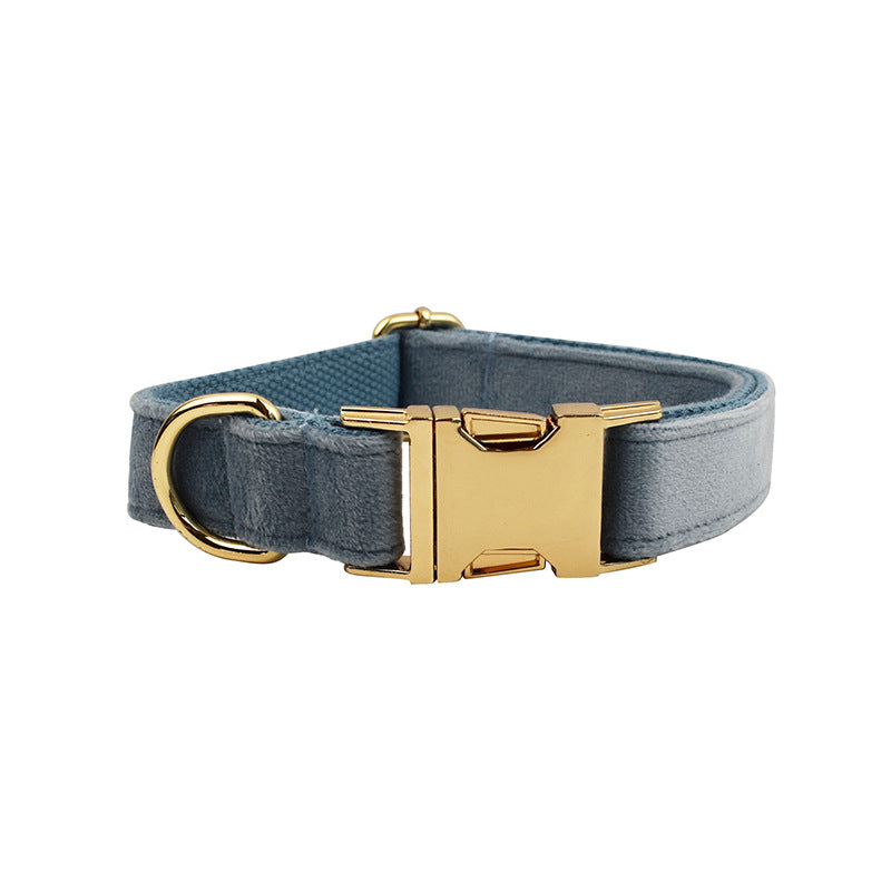 Velvet Collection Dog Collar with Custom Engraving