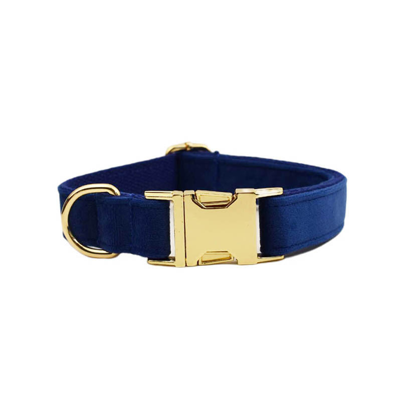 Velvet Collection Dog Collar with Custom Engraving