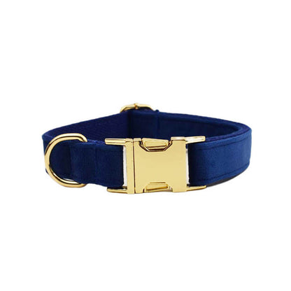 Velvet Collection Dog Collar with Custom Engraving