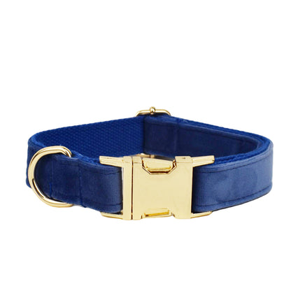 Velvet Collection Dog Collar with Custom Engraving