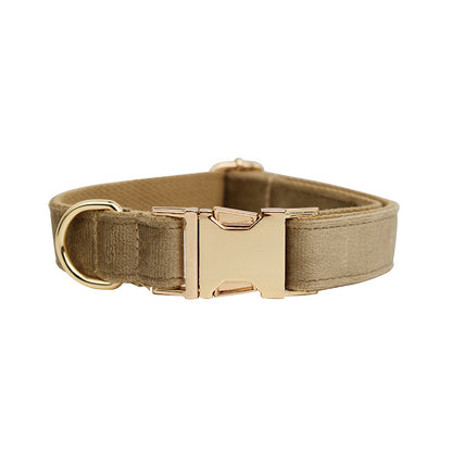 Velvet Collection Dog Collar with Custom Engraving