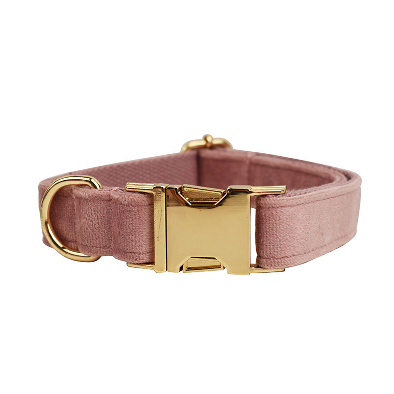 Velvet Collection Dog Collar with Custom Engraving