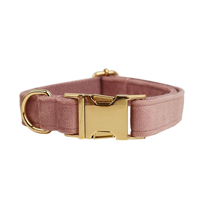 Velvet Collection Dog Collar with Custom Engraving
