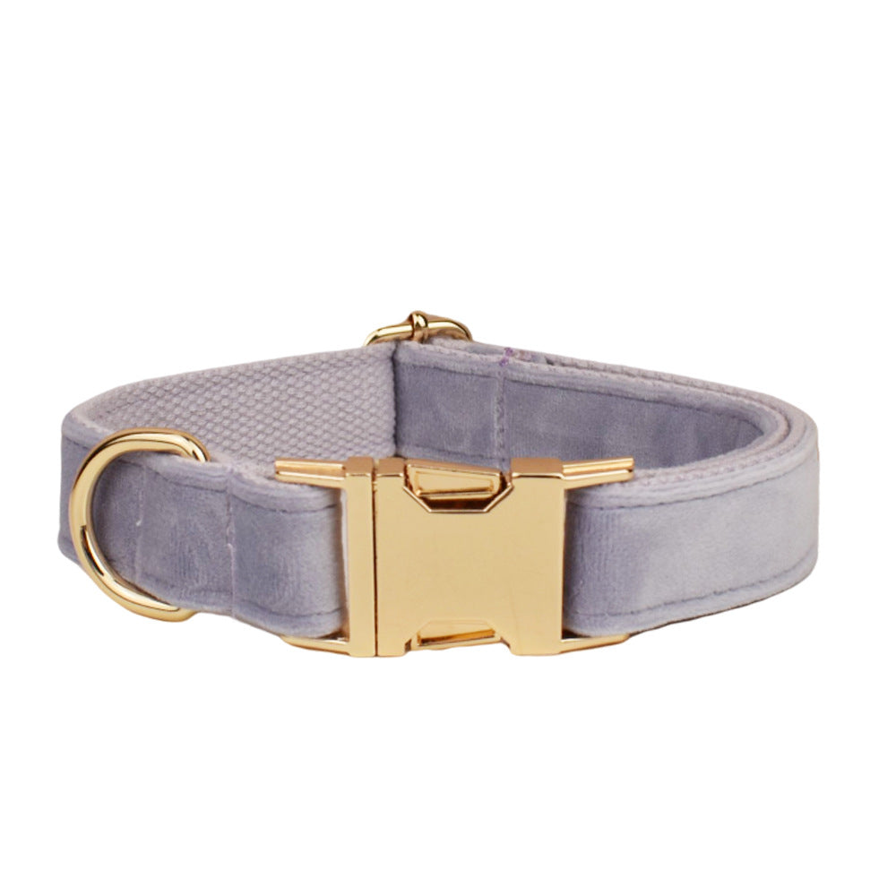Velvet Collection Dog Collar with Custom Engraving