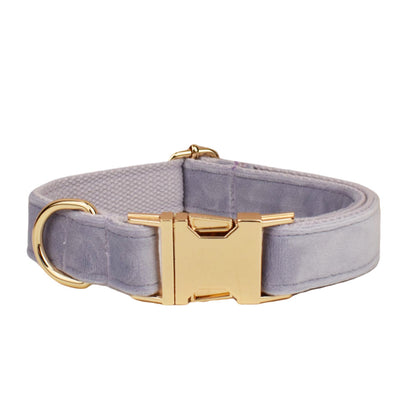 Velvet Collection Dog Collar with Custom Engraving