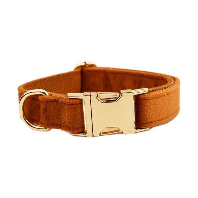 Velvet Collection Dog Collar with Custom Engraving
