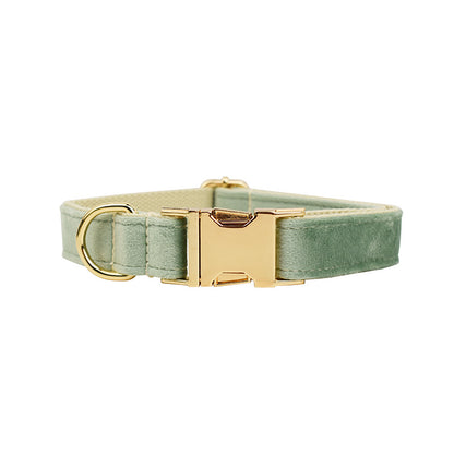 Velvet Collection Dog Collar with Custom Engraving