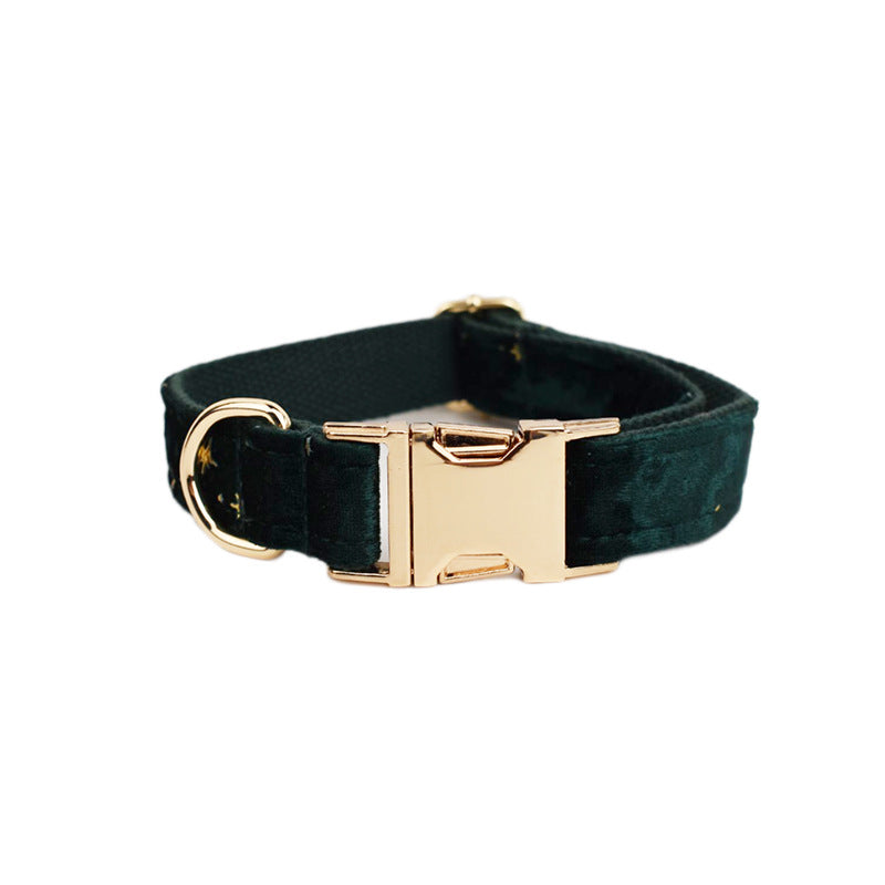 Velvet Collection Dog Collar with Custom Engraving