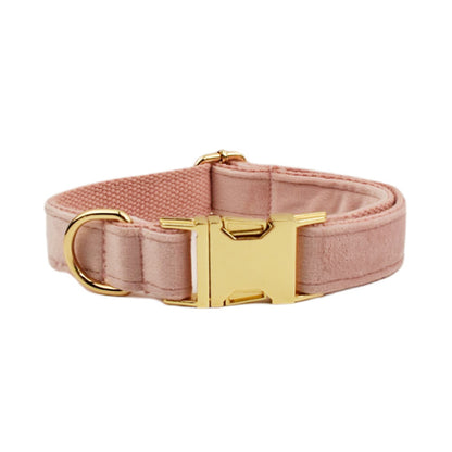Velvet Collection Dog Collar with Custom Engraving