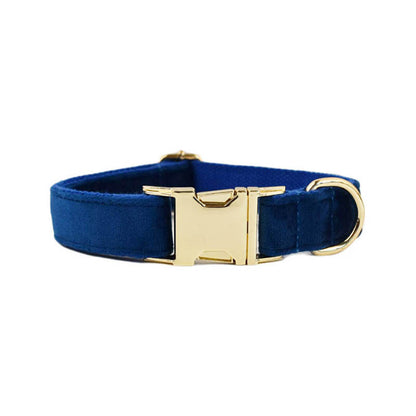 Velvet Collection Dog Collar with Custom Engraving
